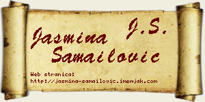 Jasmina Samailović vizit kartica